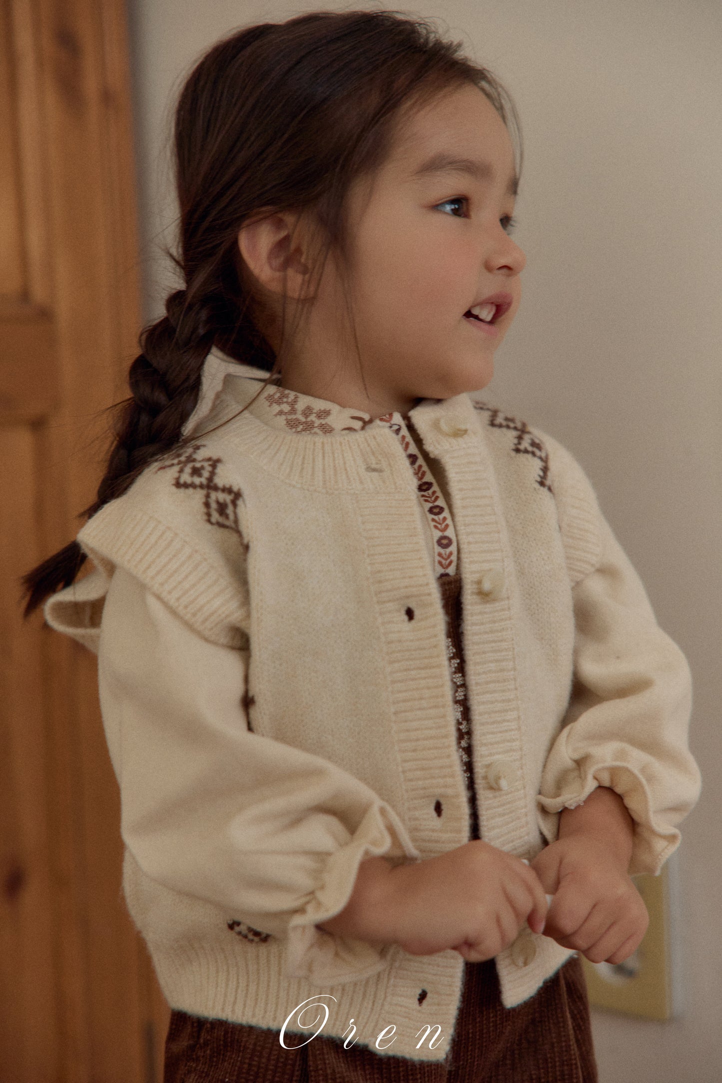 韓國童裝 25秋冬 | OR25410 Nattu Knit Vest