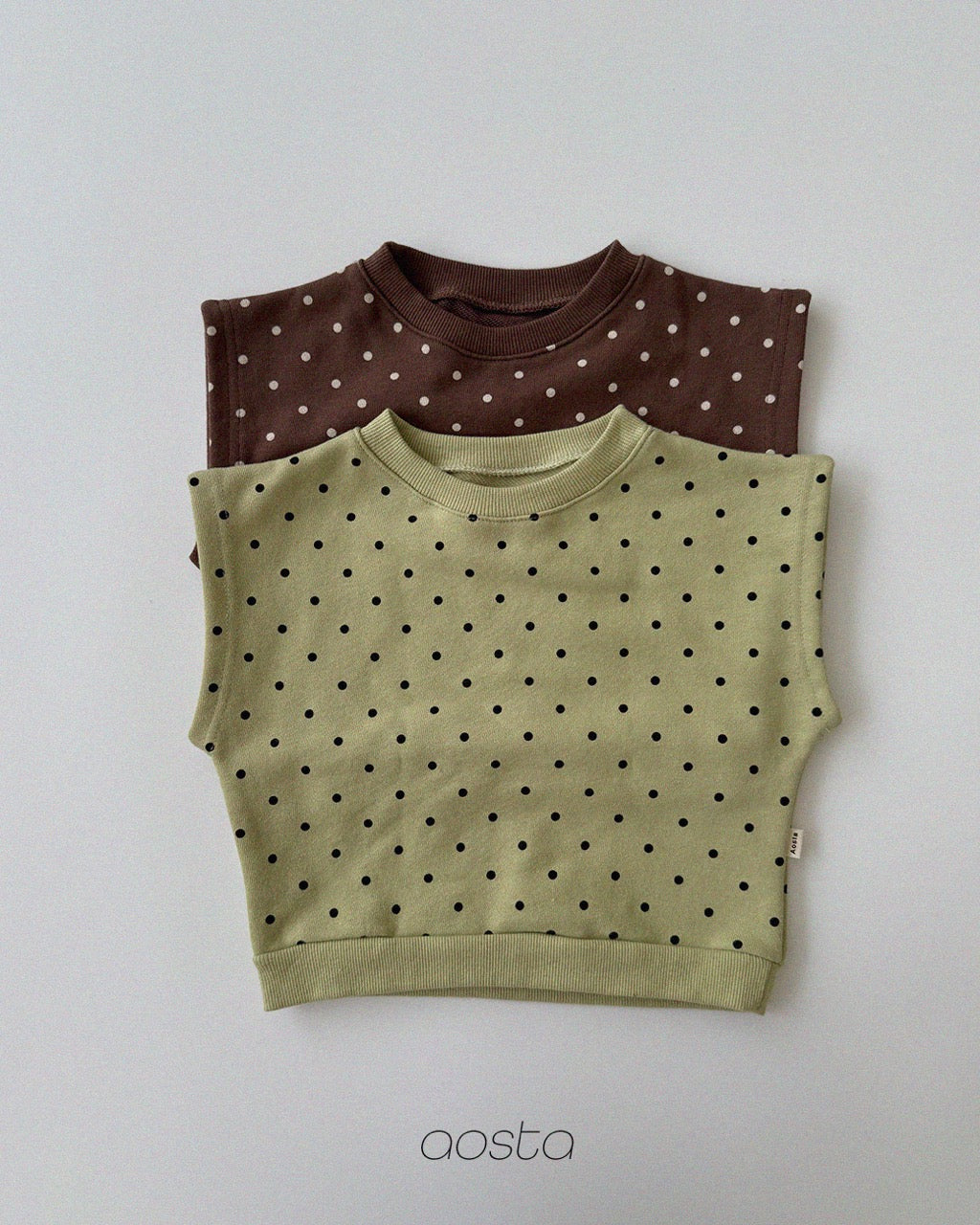 韓國童裝 26秋| AO13 Dot Tongtong Vest 背心 (70-110)