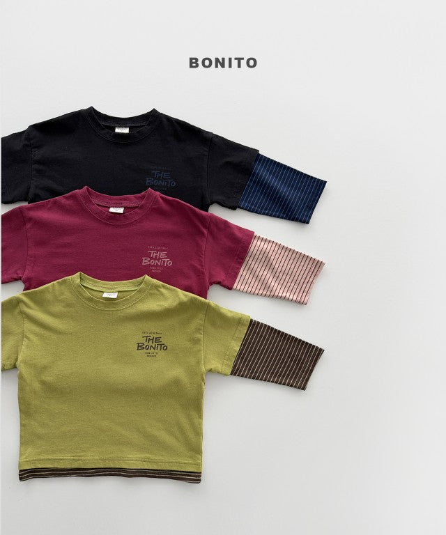 韓國童裝 26秋| BT09 Half Layered Tee 上衣 (80-140)