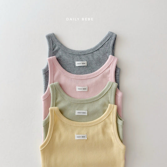 韓國童裝 26夏| DD15 Soft Sleeveless (75-140cm)