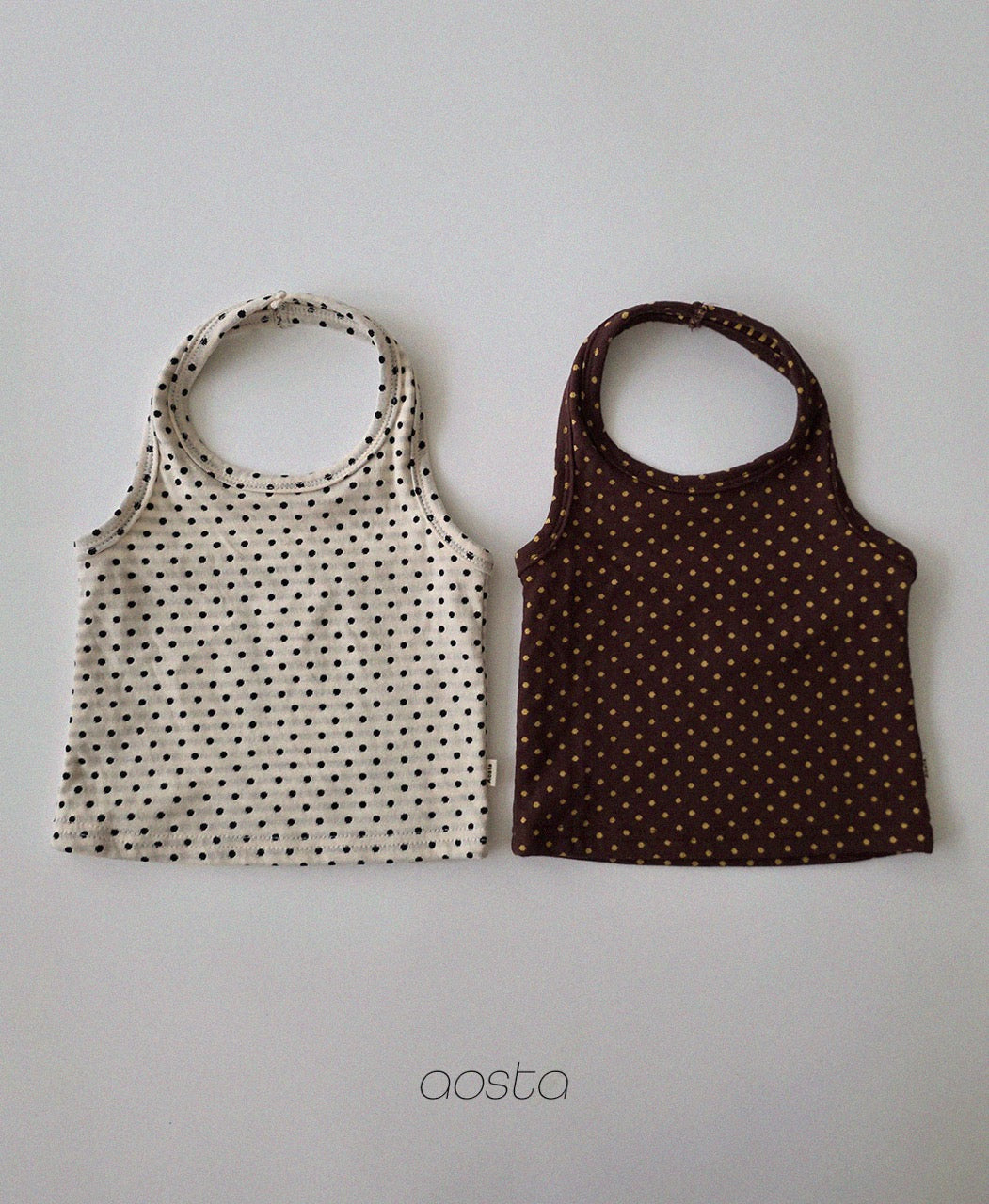 韓國童裝 26秋| AO52 Choco Chip Halter Neck 背心 (70-110)