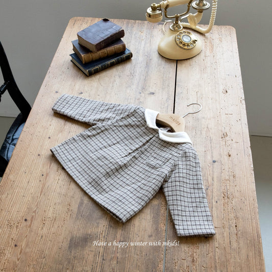 韓國童裝 25秋冬 | MD25456 Check Shirt