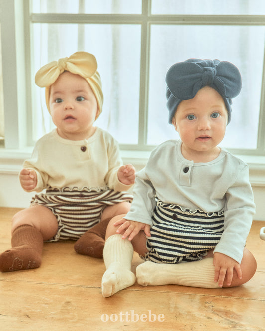 韓國童裝 | OT25355 Baby Top and Bottom Set