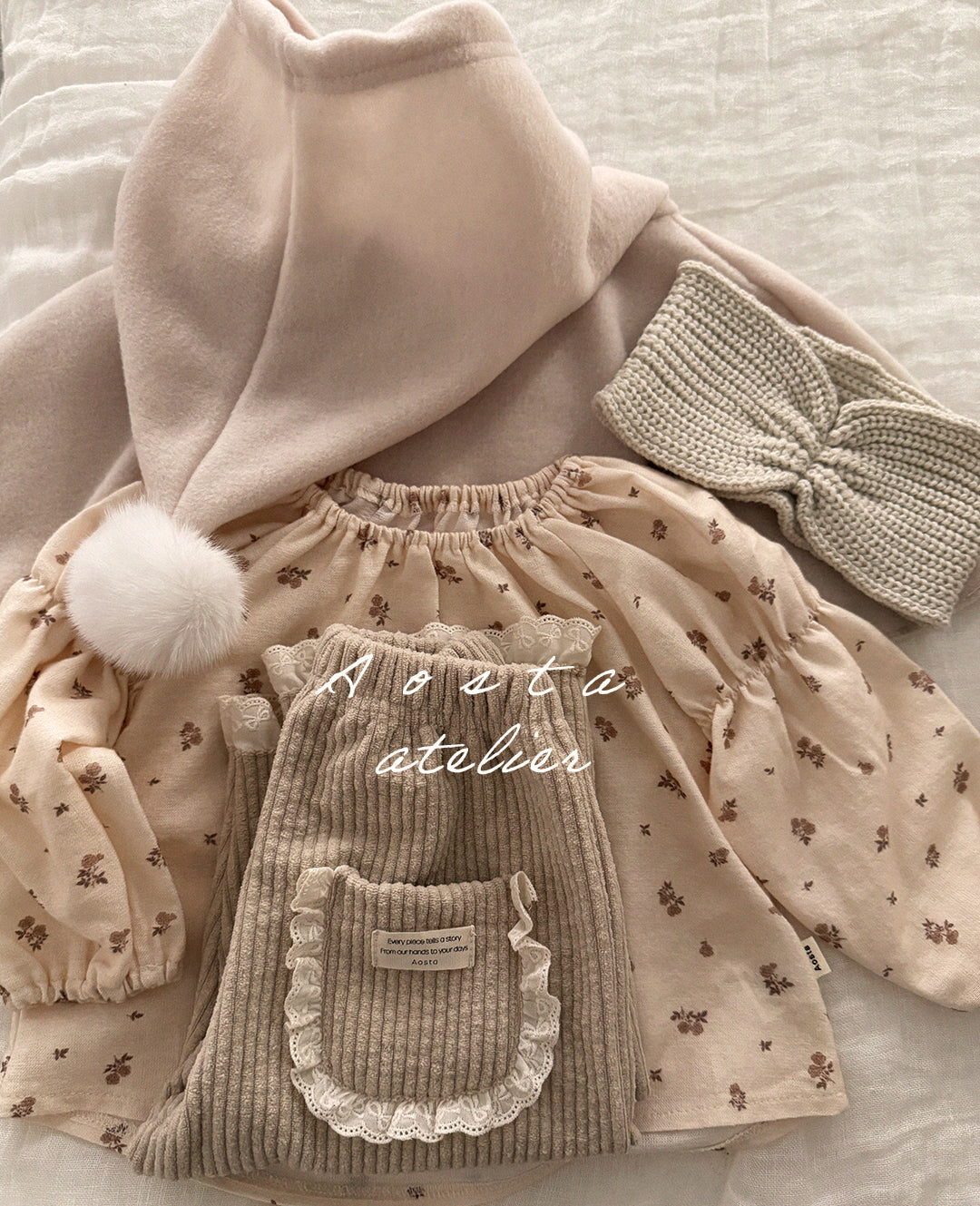 韓國童裝 25秋冬 | AO254341 Winter Cone Cape