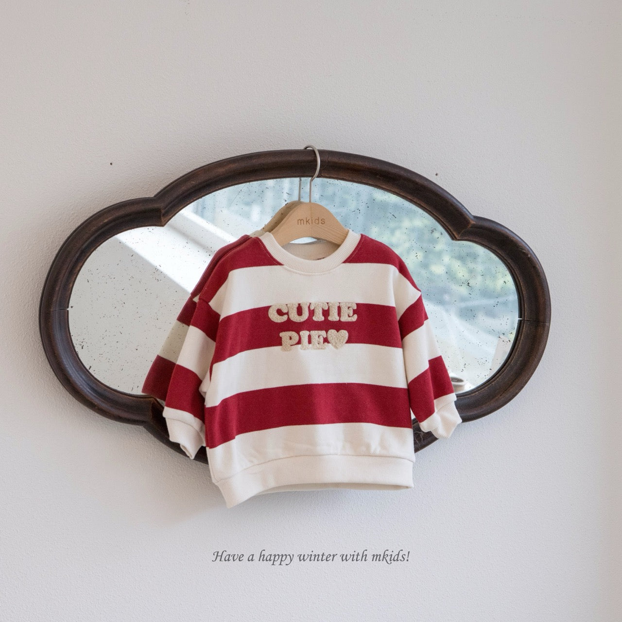 韓國童裝 25秋冬 | MD25462 Stripe MTM