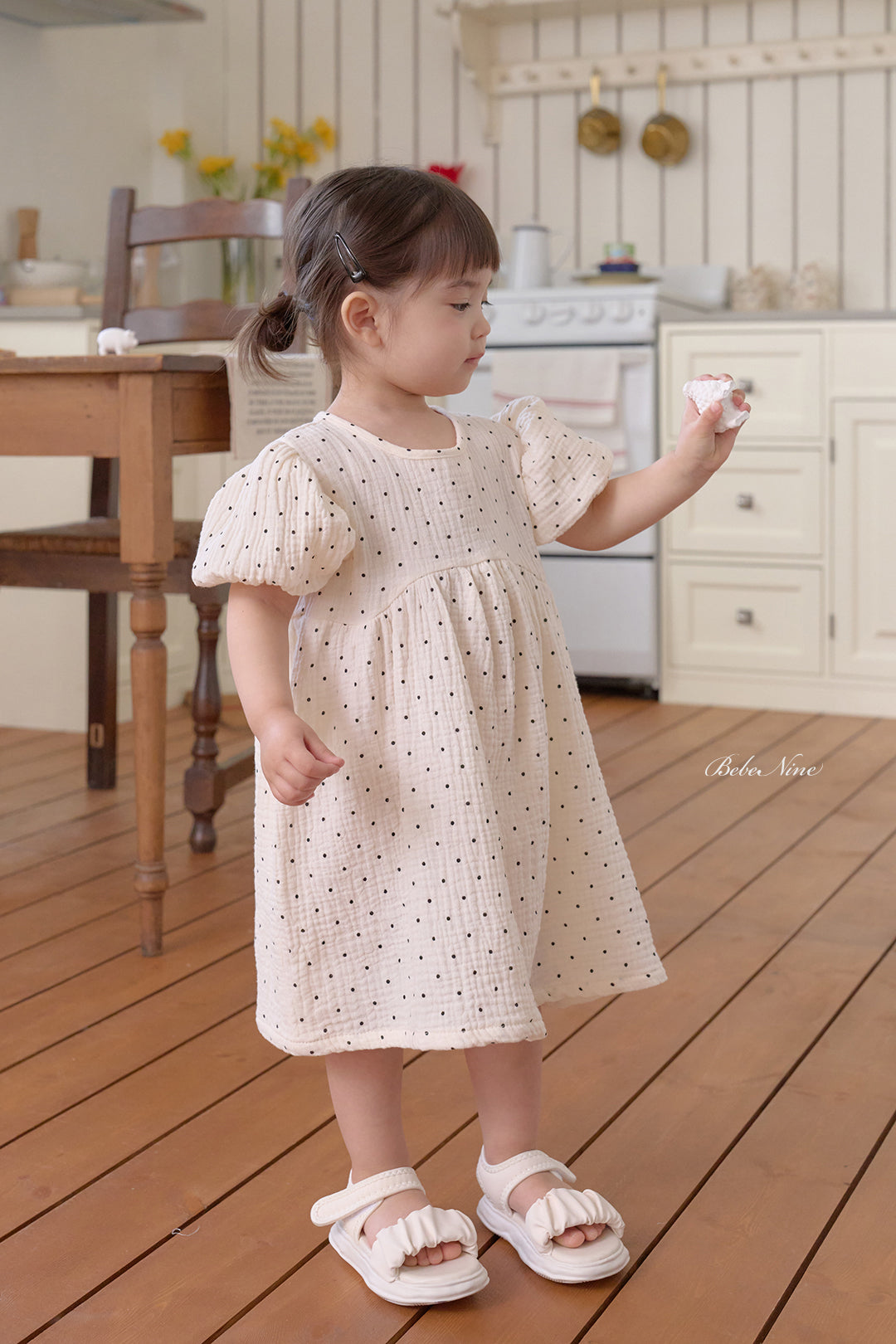 韓國童裝 26夏| BN11 Lian Dot Dress 莉安點點洋裝