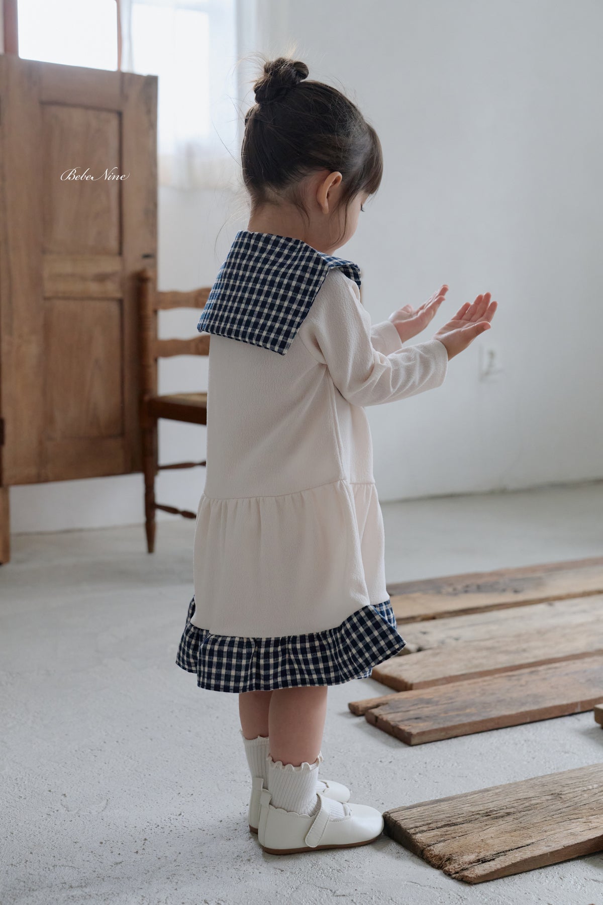 韓國童裝 26秋| BN05 Maison Check Dress 連身裙 (75-115)