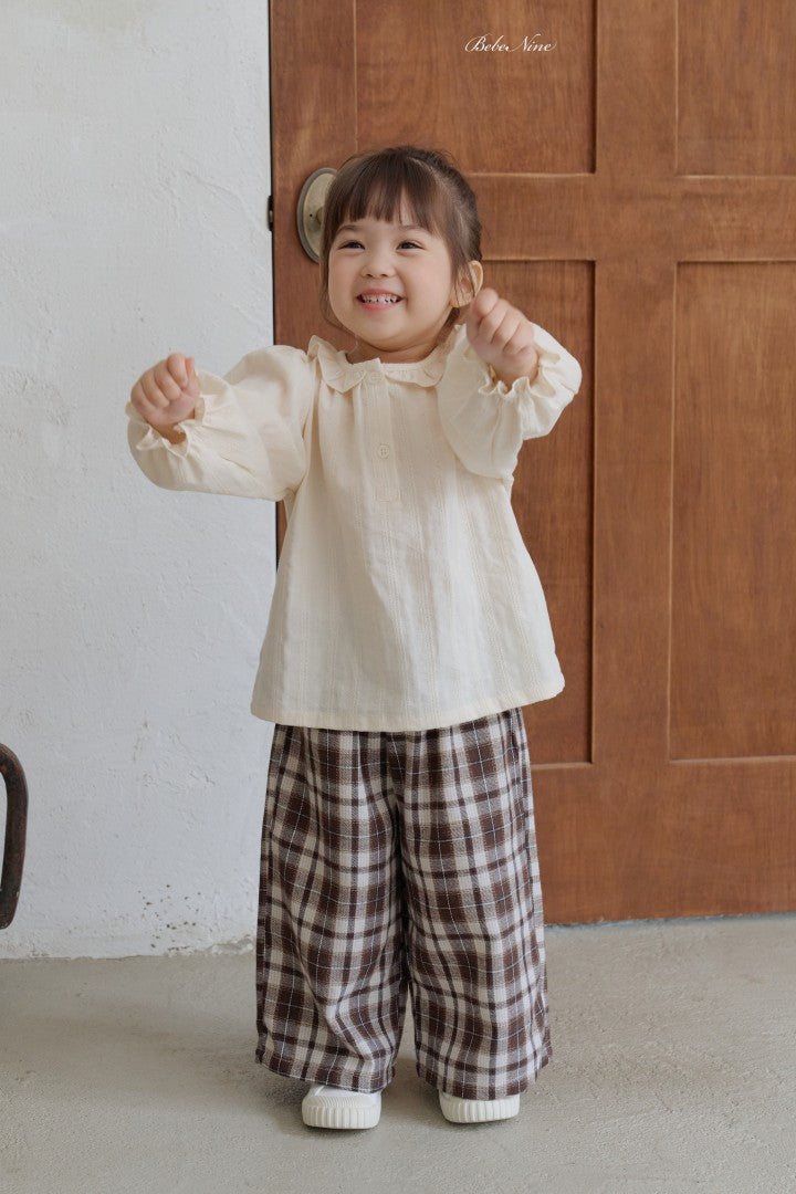 韓國童裝 26秋| BN47 Reni Check Pants 長褲 (75-115)