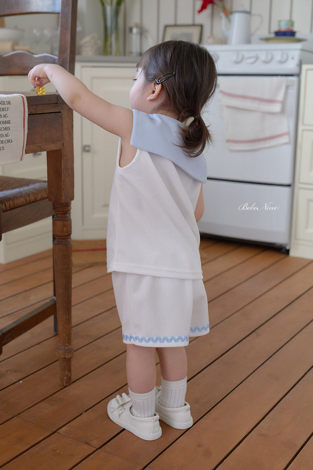 韓國童裝 26夏| BN28 Collar Sleeveless Set 翻領無袖套裝