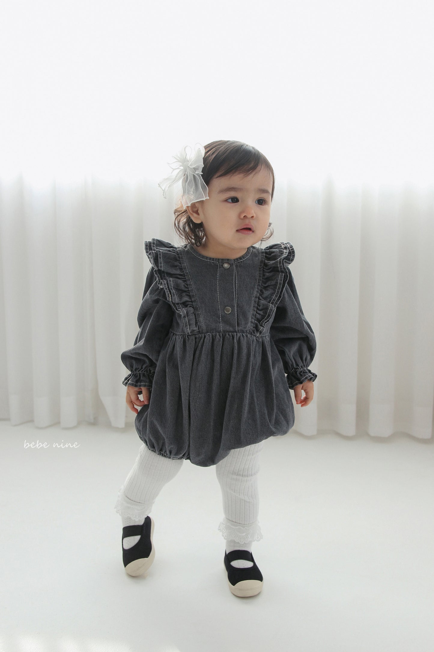 韓國童裝 26春 | BN01 Lara Denim Suit (65~90cm)