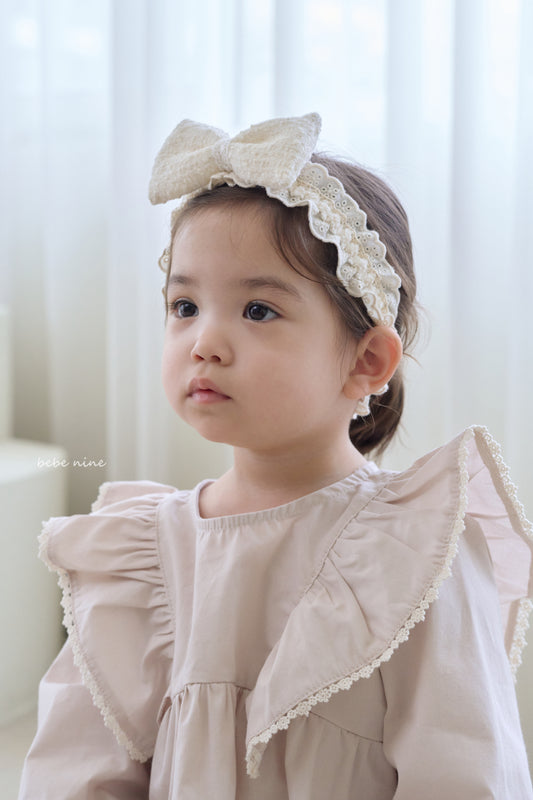 韓國童裝 25秋| BN25318 MIEL RIBBON HAIRBAND