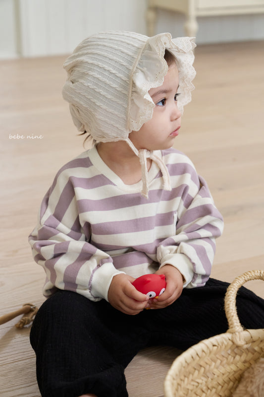 韓國童裝 25秋| BN25319 KNIT BONNET