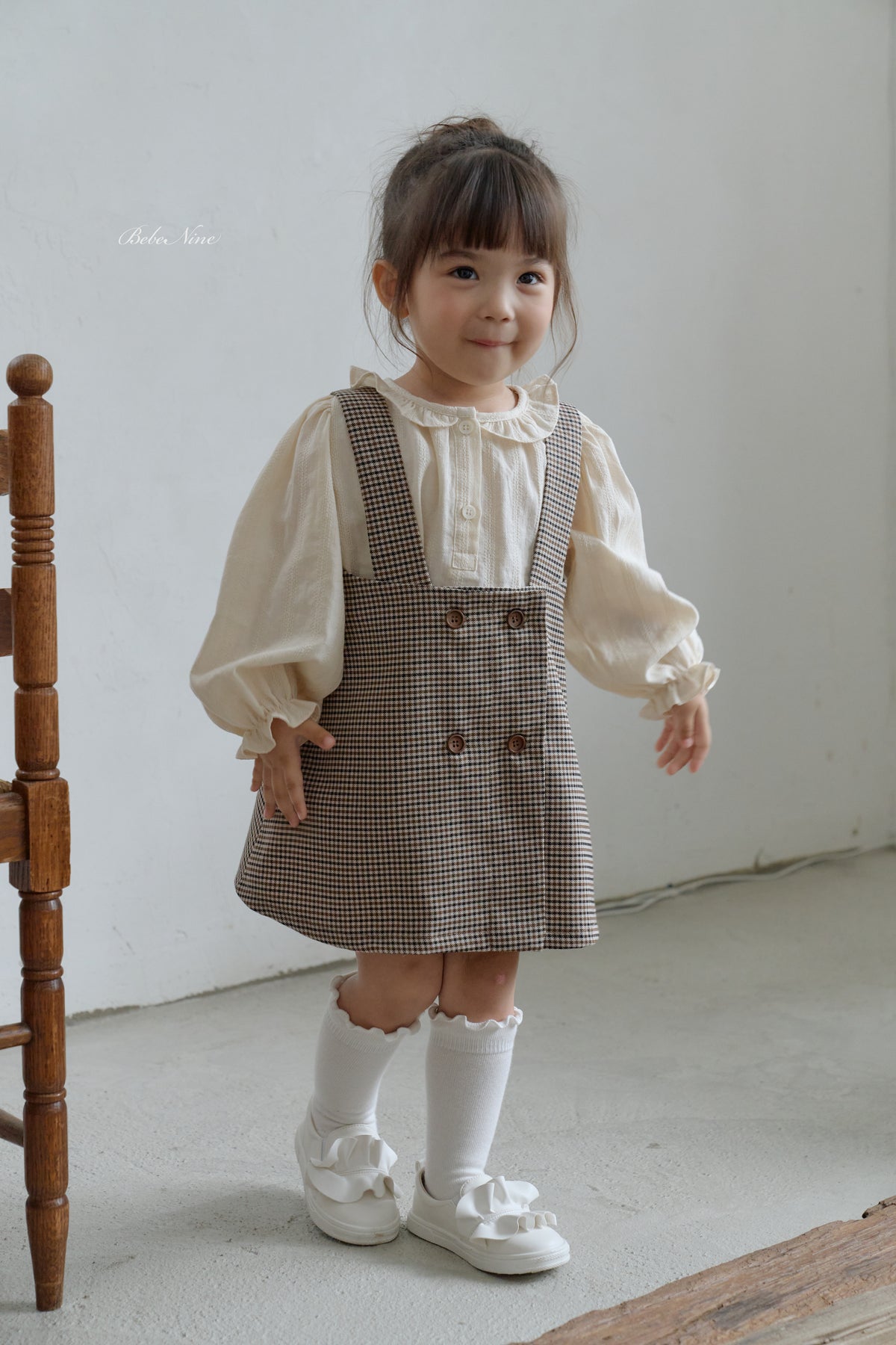 韓國童裝 26秋| BN04 Lua Tweed Dress 連身裙 (75-115)