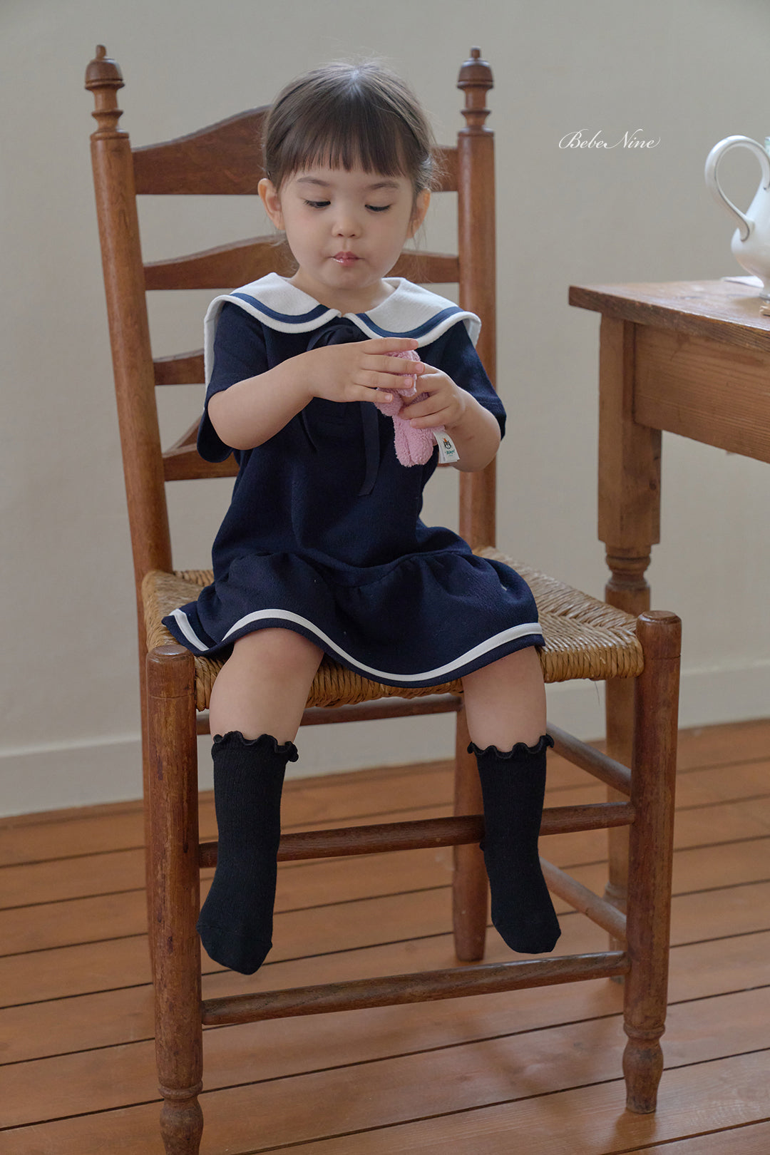韓國童裝 26夏| BN52 Nine Frill Half Stockings Set (3p) Nine 荷葉邊半截襪套裝(3入)