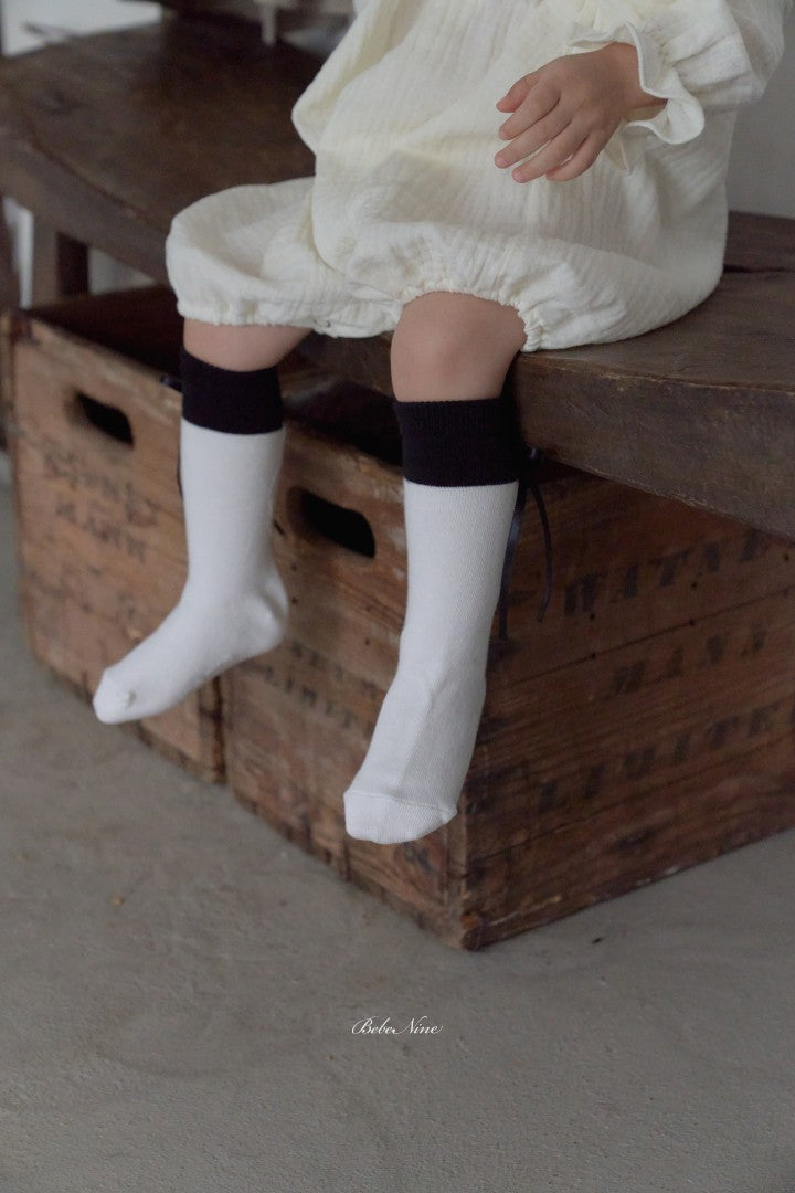 韓國童裝 26秋| BN63 Nine Ribbon Half Stockings Set 中筒襪(2雙裝) (S-L)