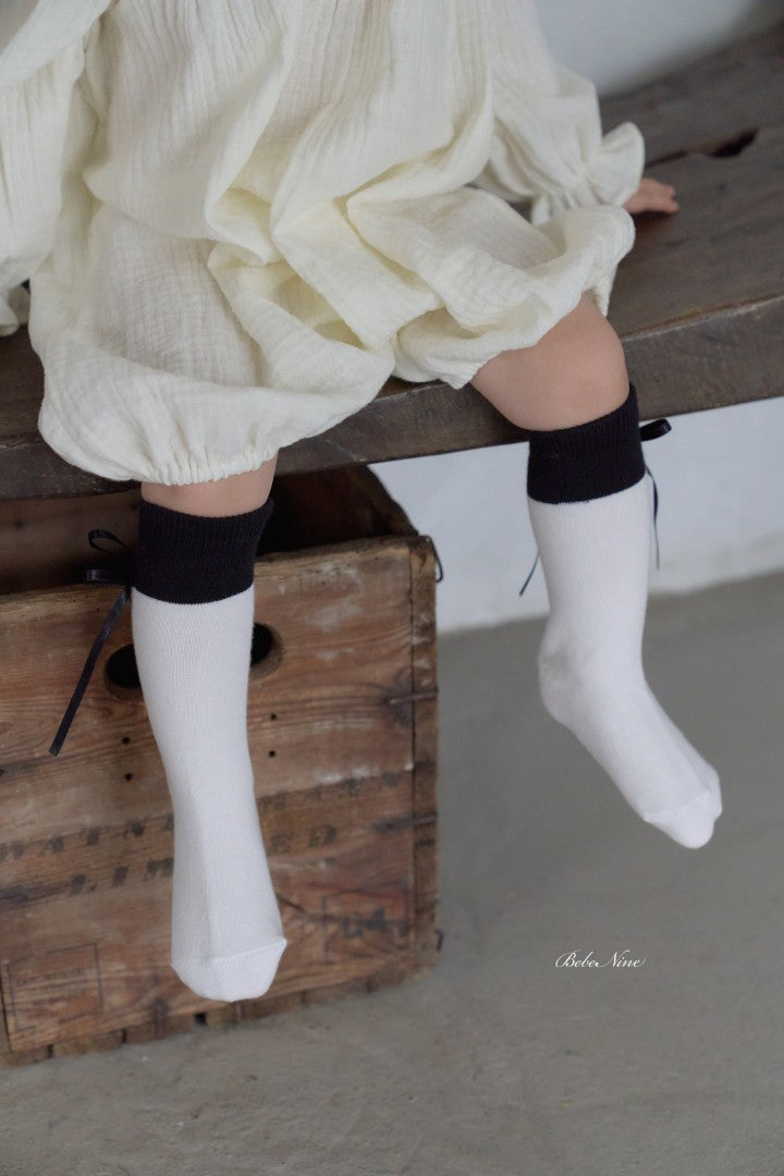 韓國童裝 26秋| BN63 Nine Ribbon Half Stockings Set 中筒襪(2雙裝) (S-L)