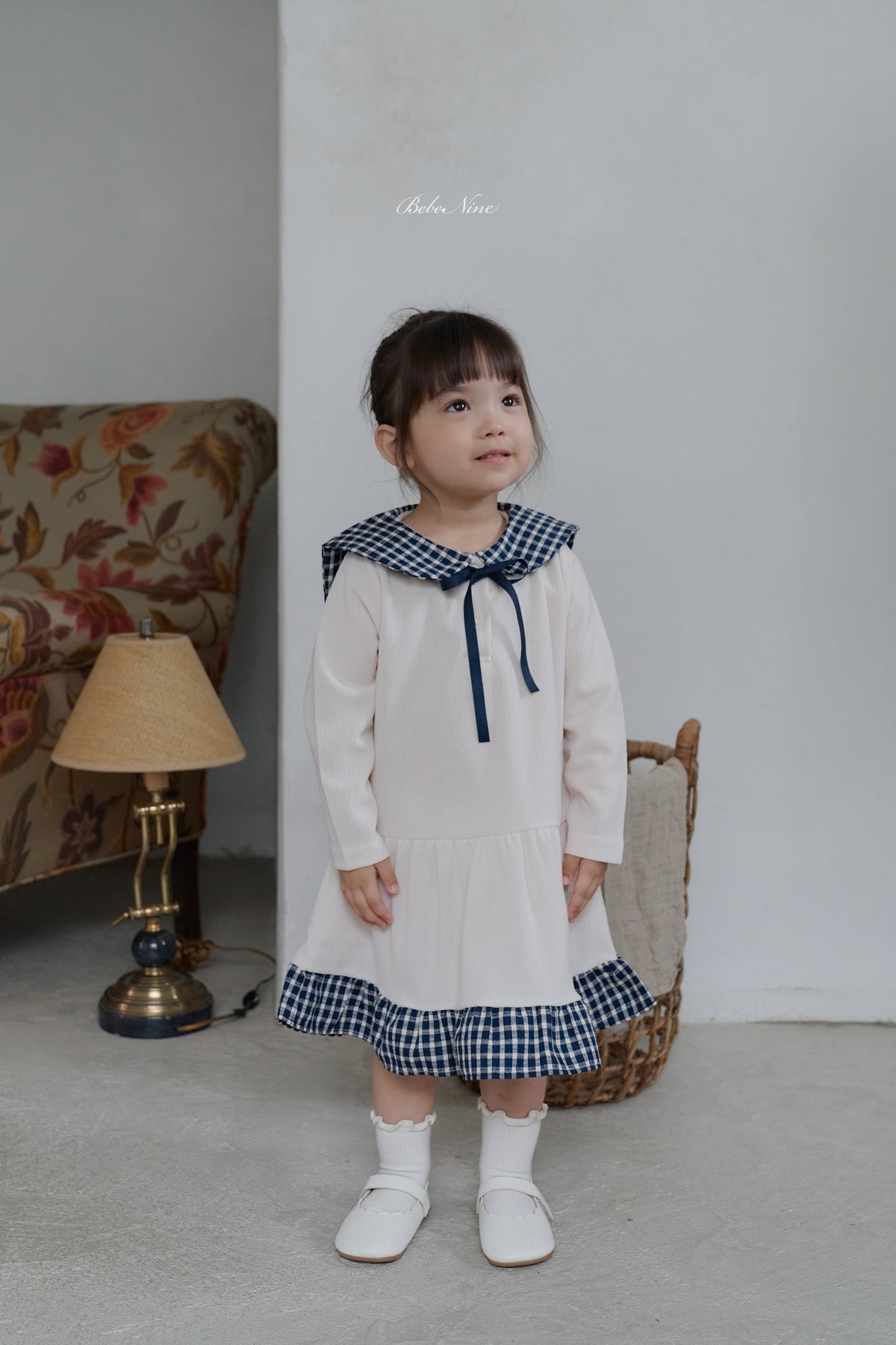 韓國童裝 26秋| BN05 Maison Check Dress 連身裙 (75-115)