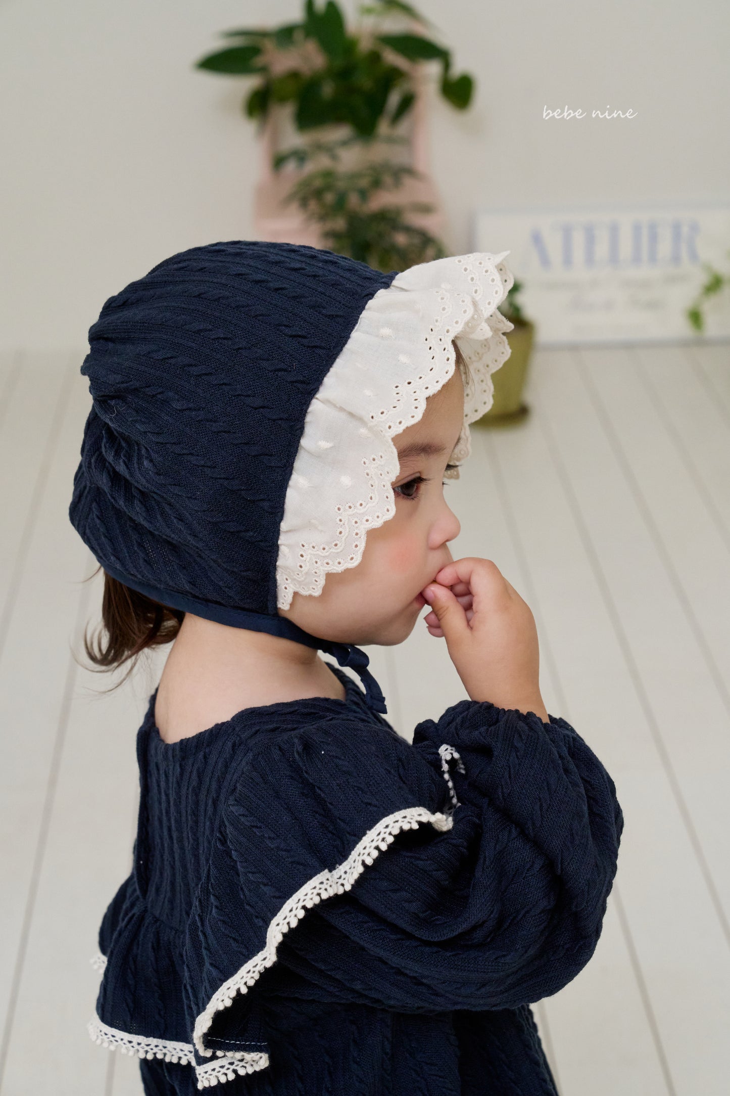 韓國童裝 25秋| BN25319 KNIT BONNET