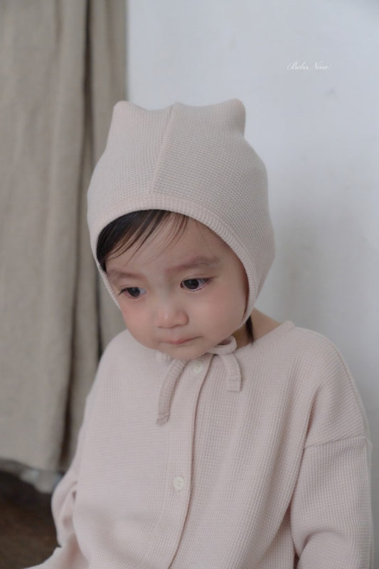 韓國童裝 26秋| BN15 Beads Cone Bonnet 帽子 (FREE)