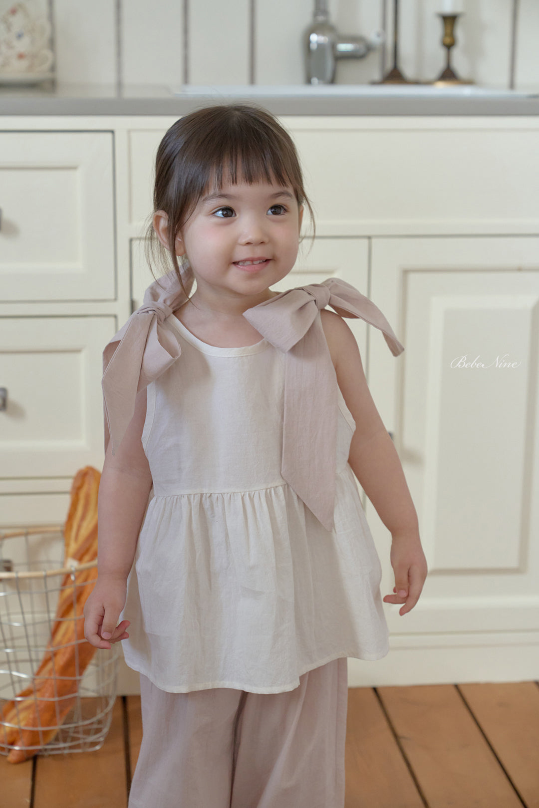 韓國童裝 26夏| BN22 Loen Ribbon Blouse 羅恩蝴蝶結襯衫