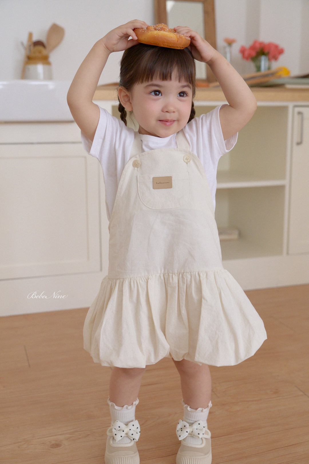 BN65 Cloud Bubble Suspenders 雲朵泡泡吊帶褲