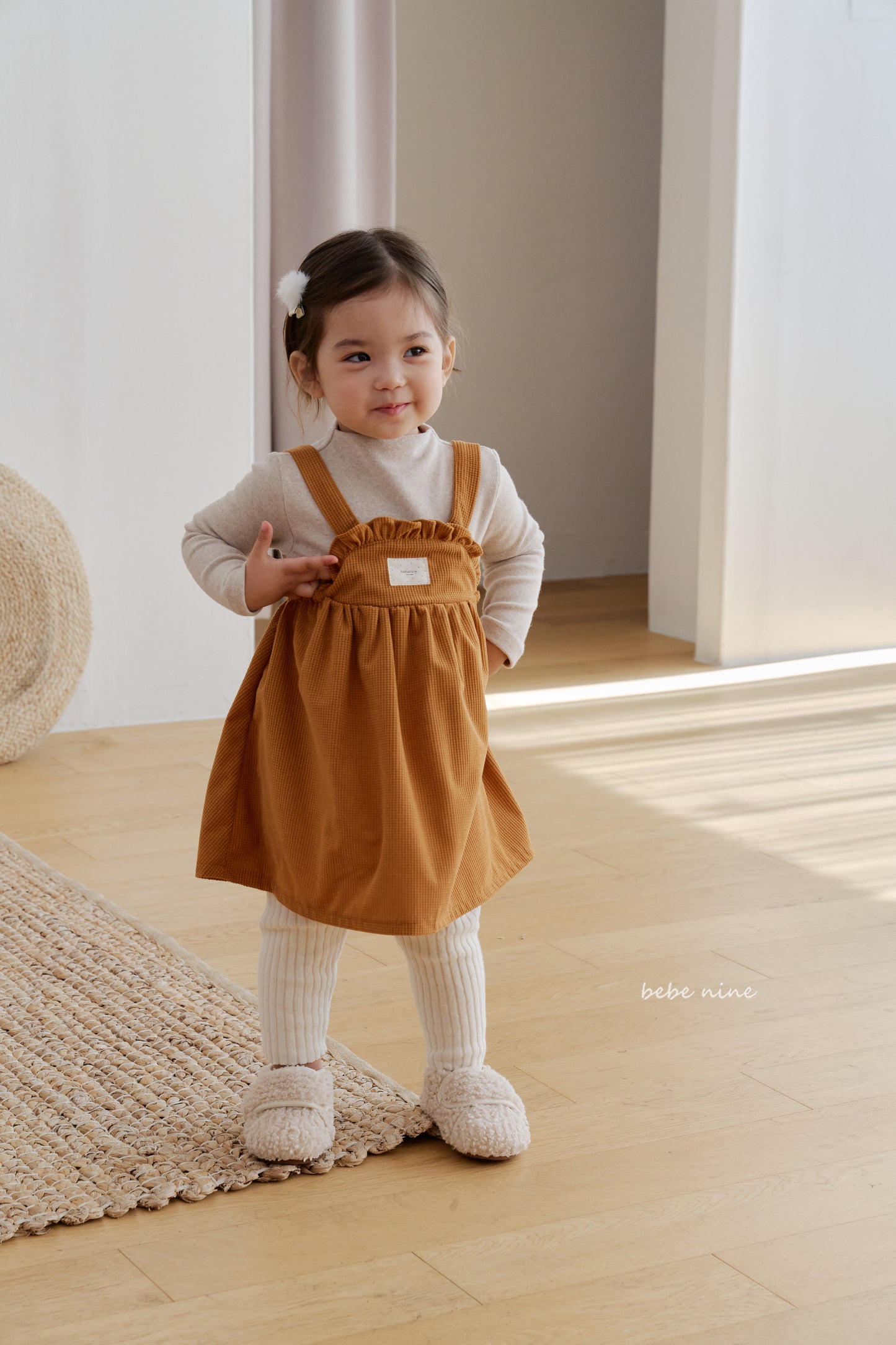 韓國童裝 25秋冬| BN25432 Bong Bong Overall Dress