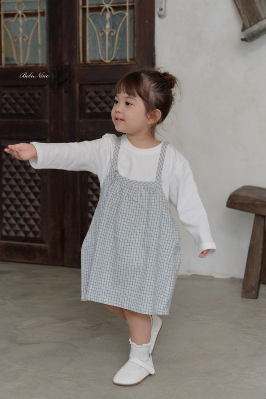 韓國童裝 26秋| BN41 Kiriel Overall Skirt 吊帶裙 (75-115)