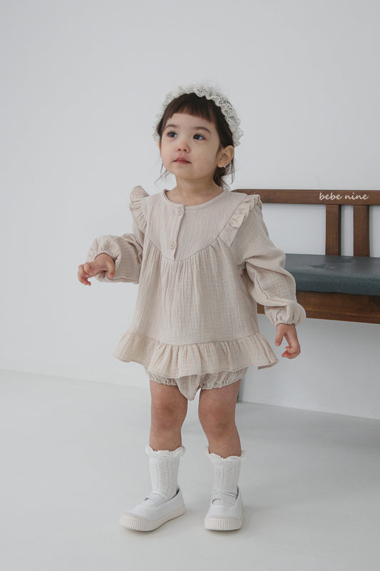 韓國童裝 26春 | BN14 Bona Bloomer Set (65~90cm)