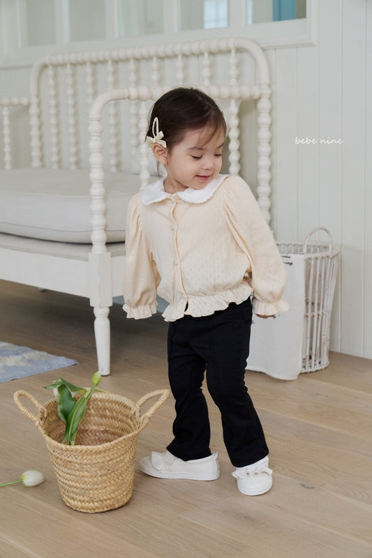 韓國童裝 25秋| BN25365 EDEL FRILL CARDIGAN
