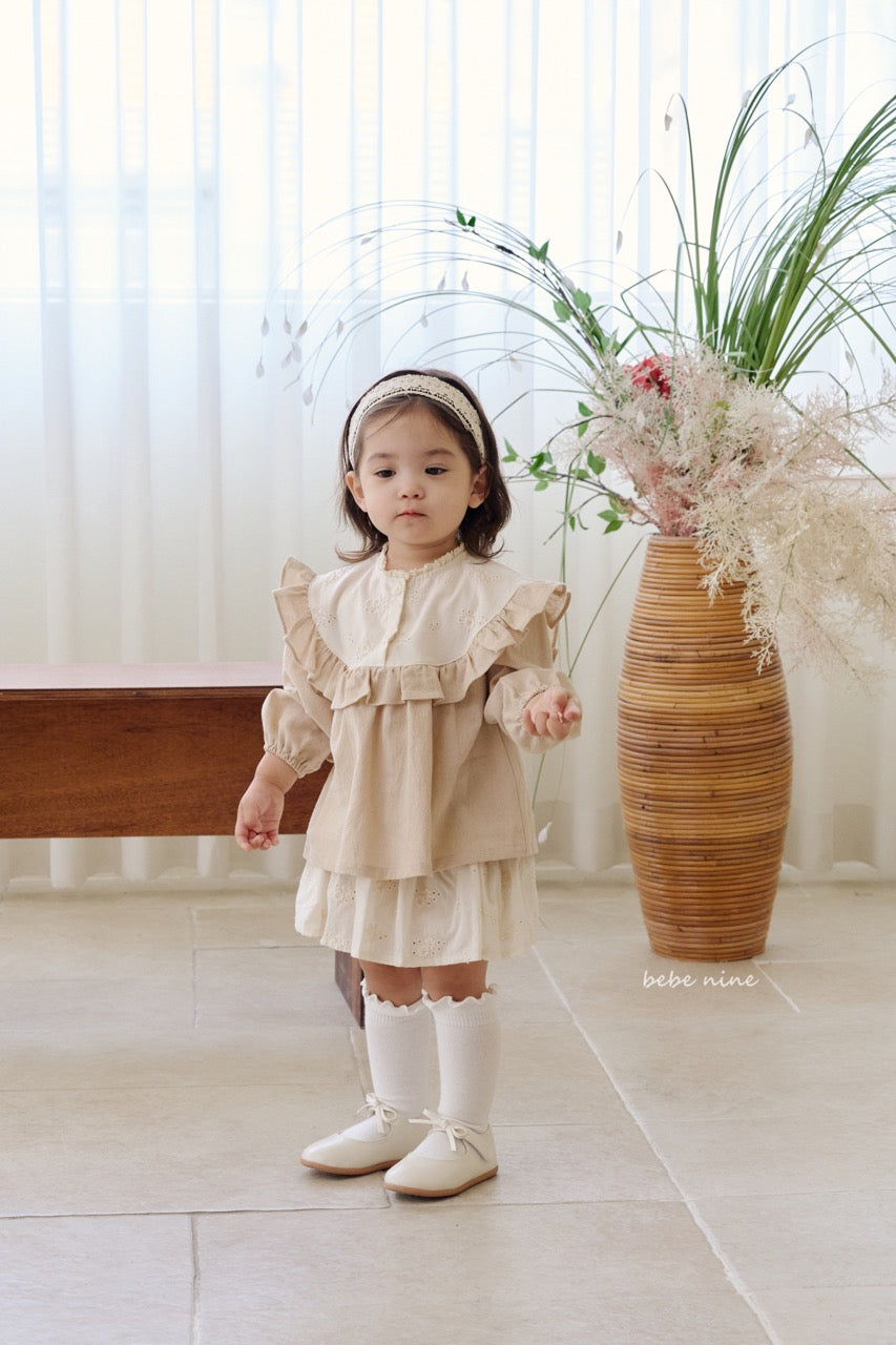 韓國童裝 25秋| BN25371 ELLA BLOOMER SET