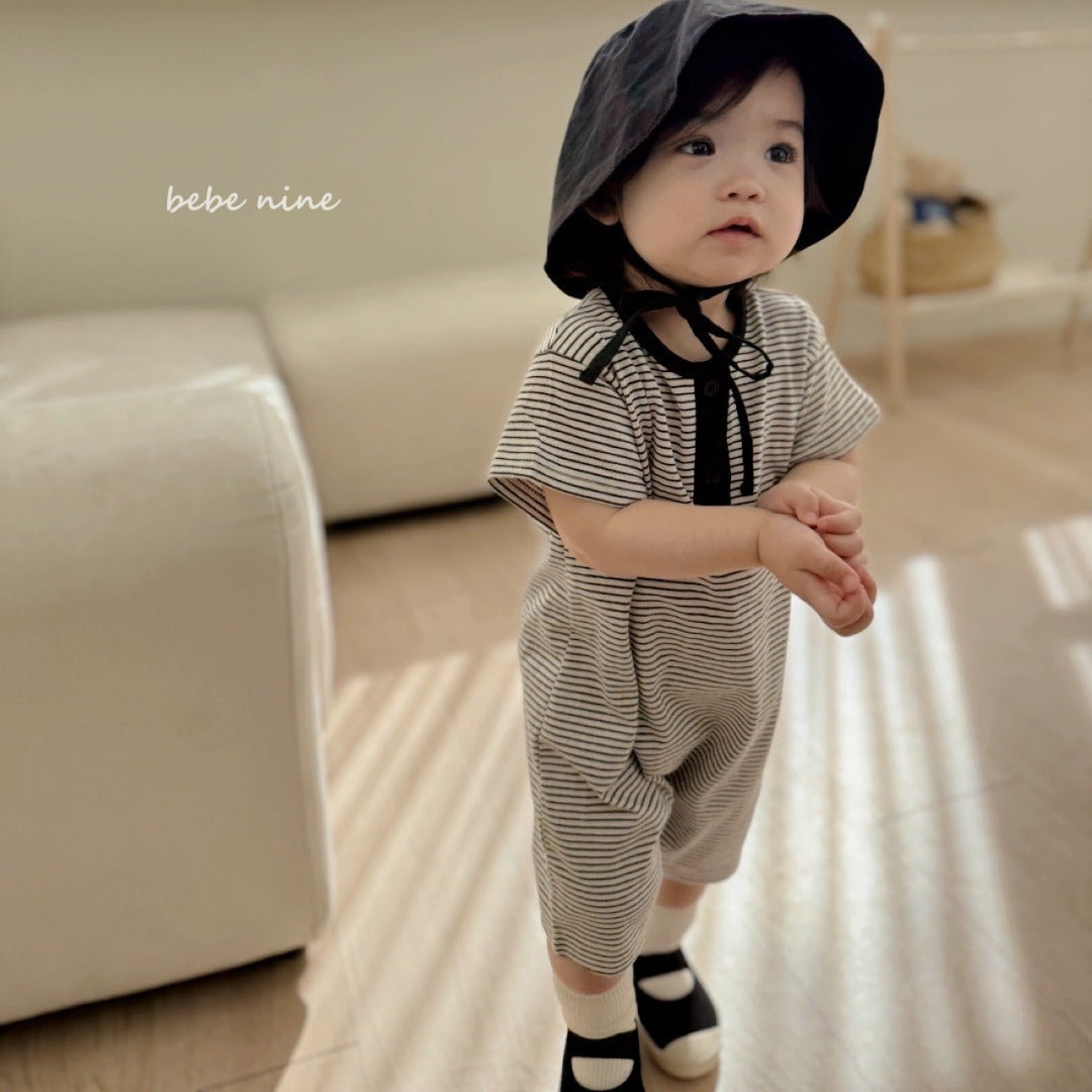 韓國童裝 25夏| BN2529 Daily Striped Baby Suit #同品牌4件85折 #同品牌4件85折