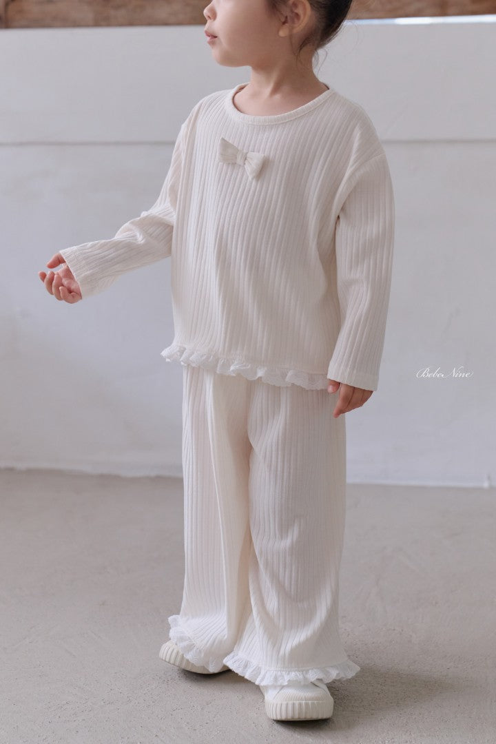 韓國童裝 26秋| BN40 Lilly Frill Set 套裝 (75-115)