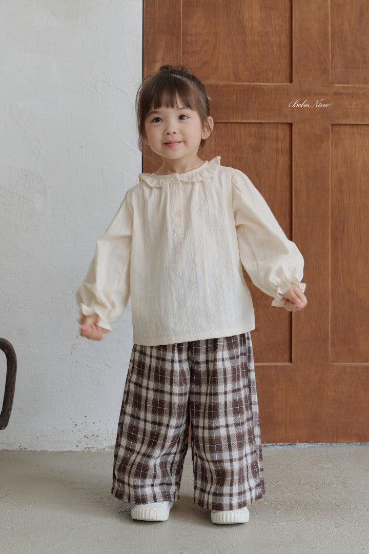 韓國童裝 26秋| BN47 Reni Check Pants 長褲 (75-115)