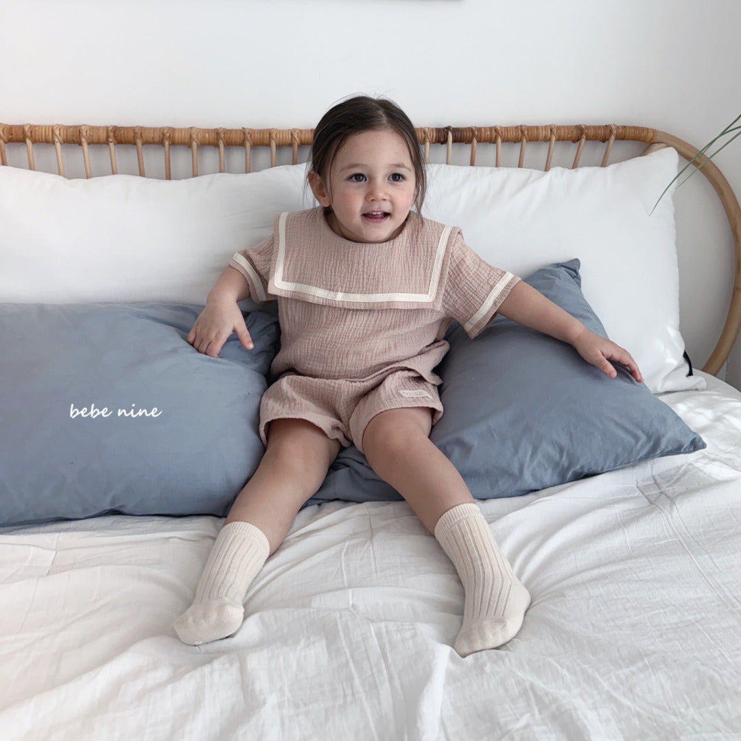 韓國童裝 26秋| BN68 Butter Knee Socks Set 膝上襪(4雙裝) (S-M)