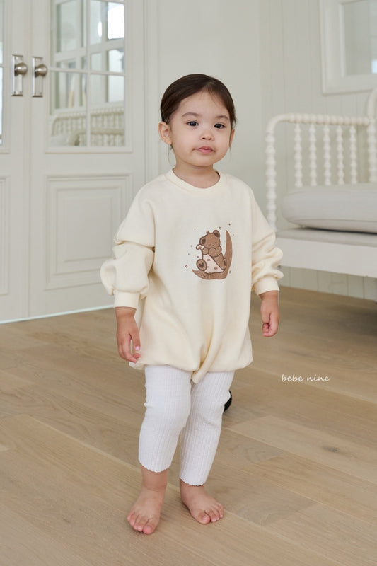 韓國童裝 25秋| BN25354 BASIC RIBBED LEGGINGS