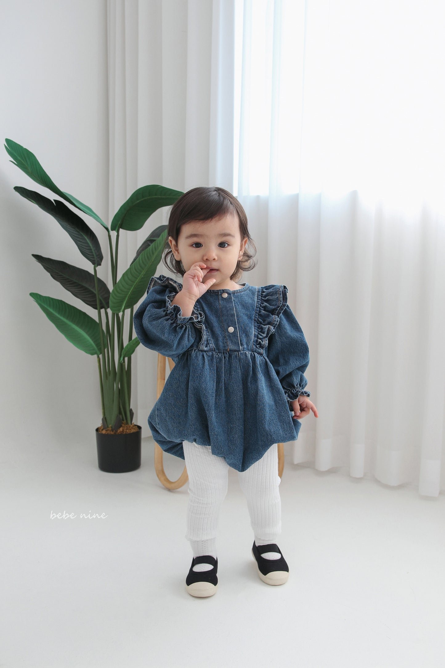 韓國童裝 26春 | BN01 Lara Denim Suit (65~90cm)