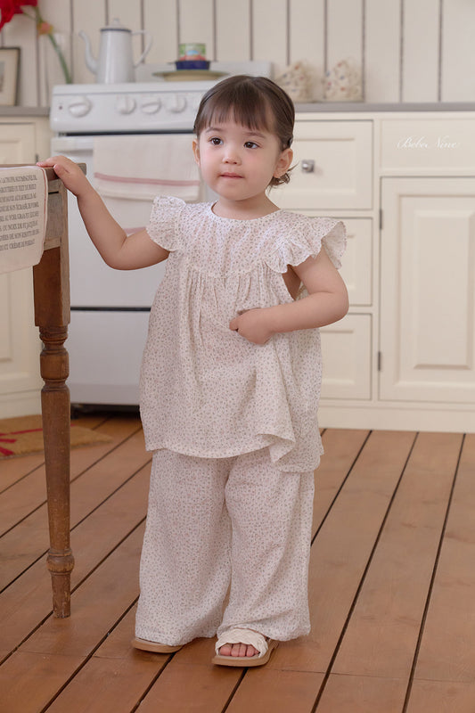 韓國童裝 26夏| BN08 Angel Loose Pants Set 天使寬鬆長褲套裝