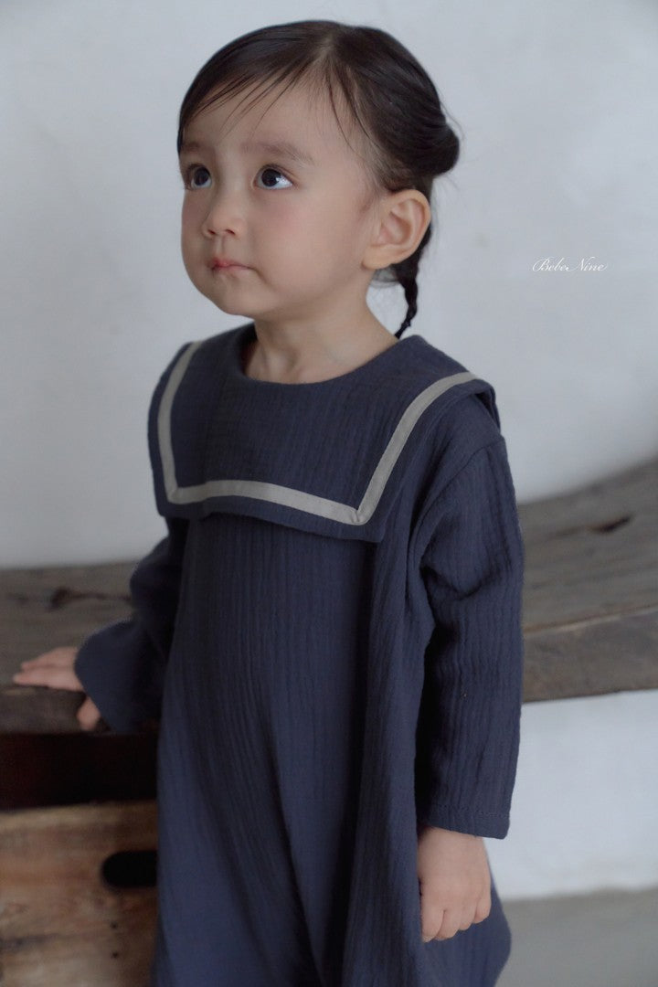韓國童裝 26秋| BN08 Square Sailor Suit 包屁衣 (12M-24M)