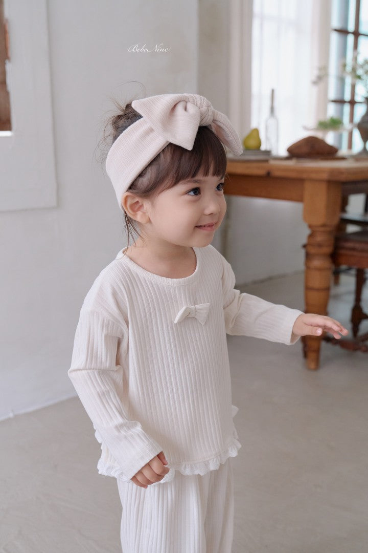 韓國童裝 26秋| BN40 Lilly Frill Set 套裝 (75-115)