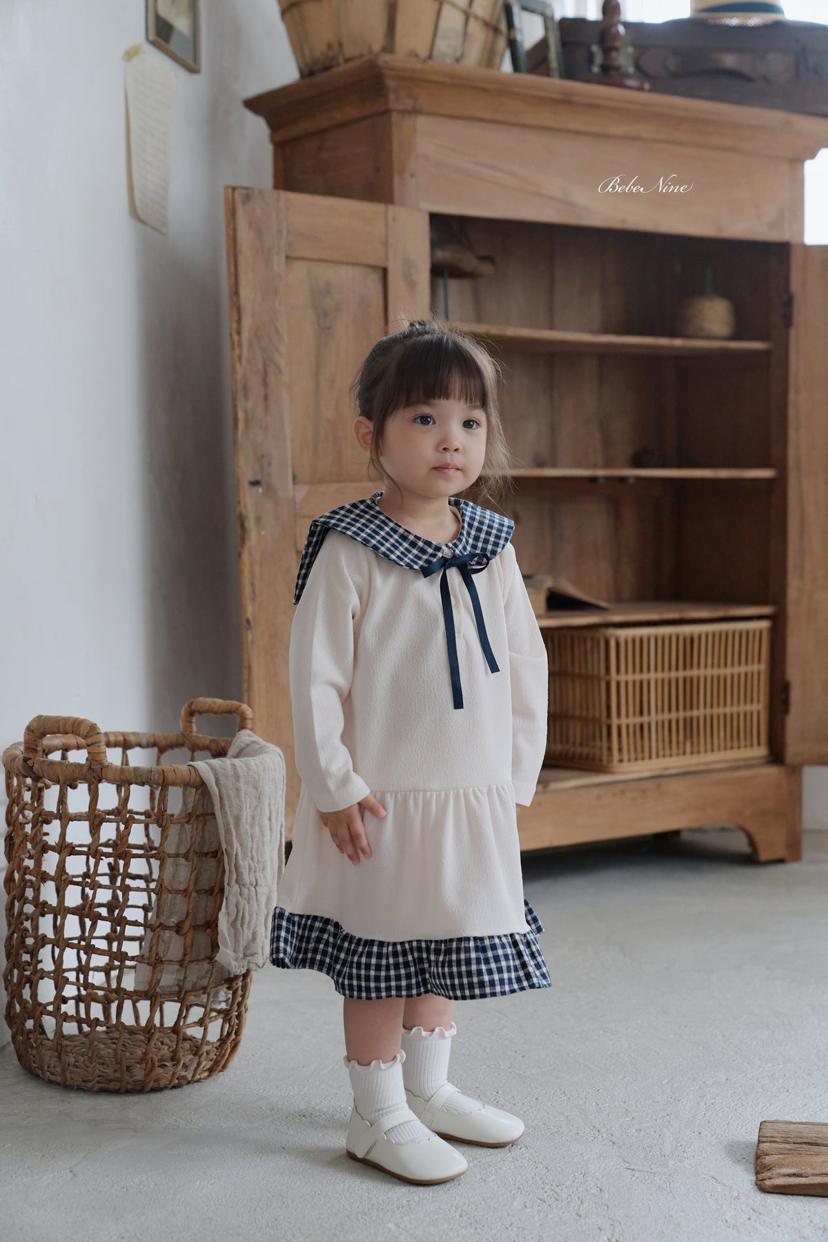 韓國童裝 26秋| BN05 Maison Check Dress 連身裙 (75-115)