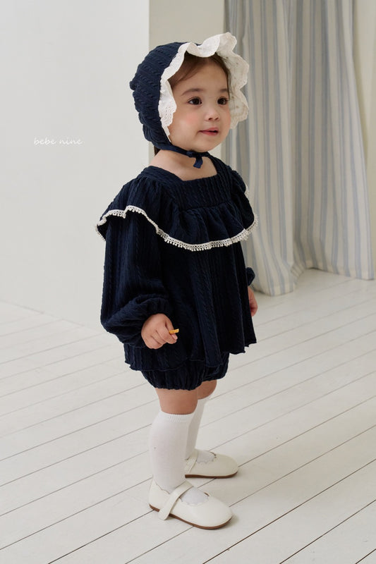 韓國童裝 25秋| BN25368 MIEL KNIT BLOOMER SET