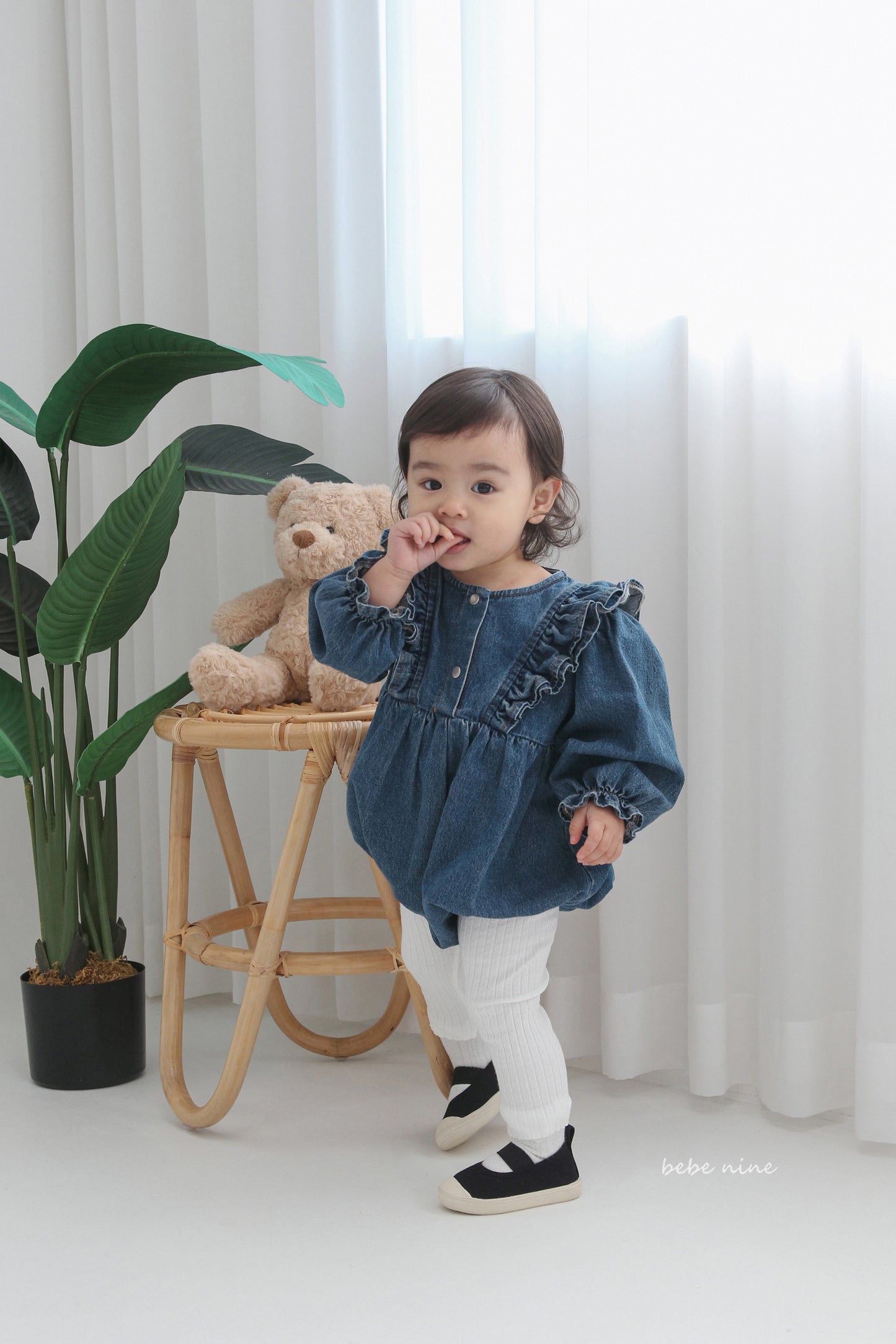 韓國童裝 26春 | BN01 Lara Denim Suit (65~90cm)