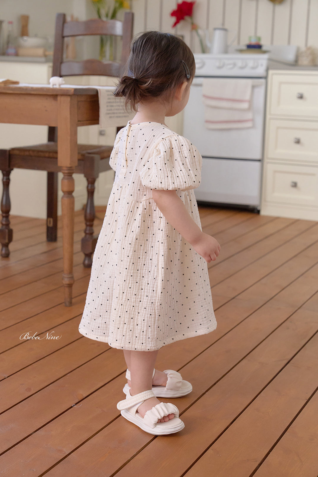 韓國童裝 26夏| BN11 Lian Dot Dress 莉安點點洋裝