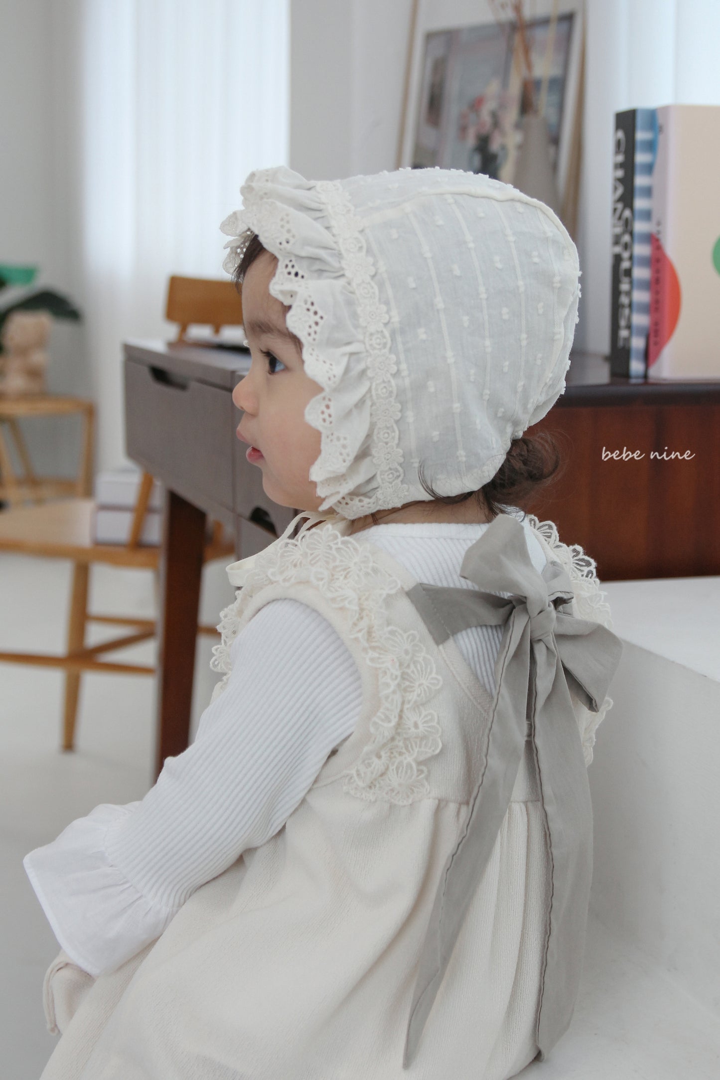 韓國童裝 26春 | BN35 Shirley Bonnet (Free Size)