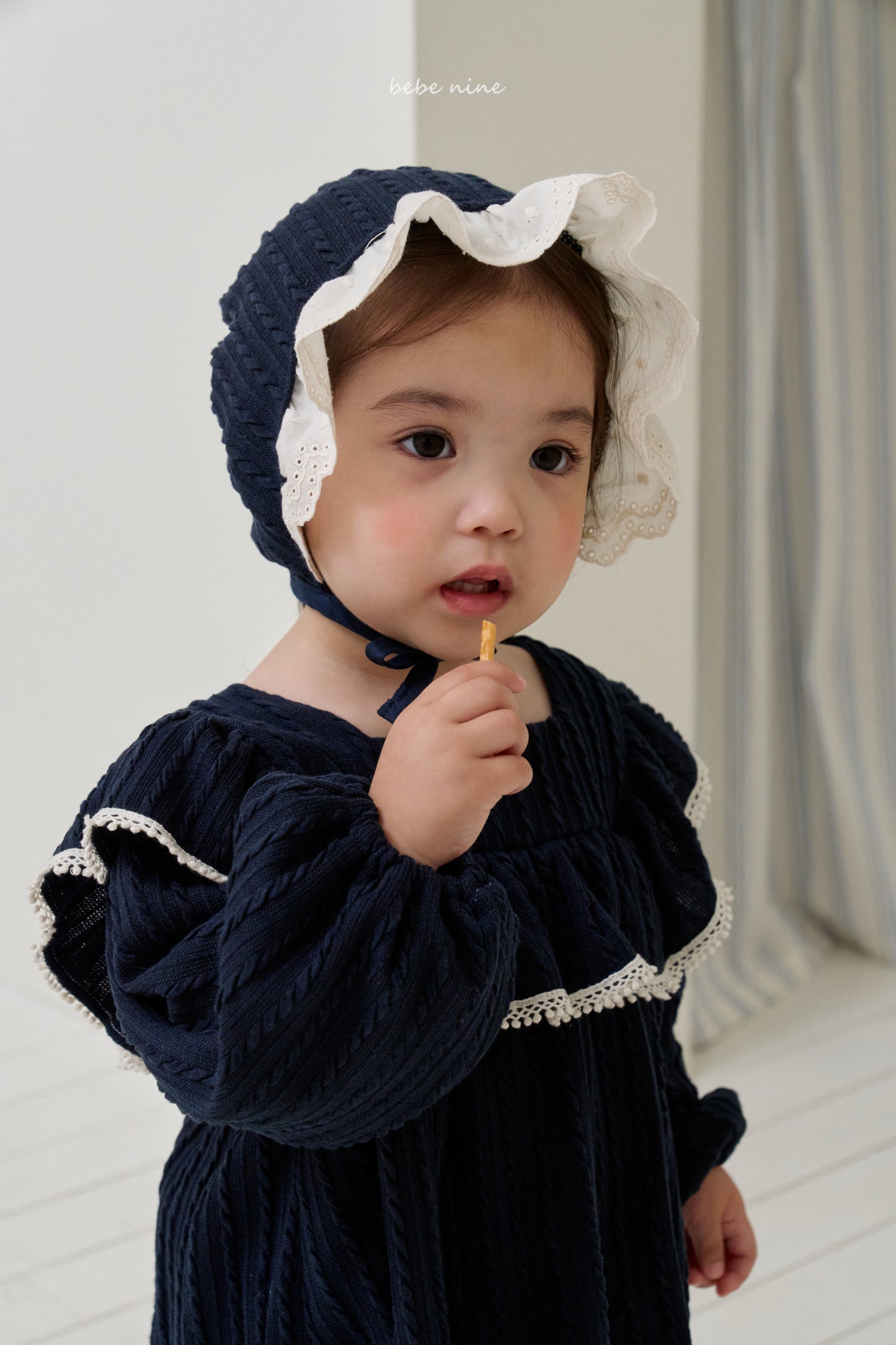 韓國童裝 25秋| BN25319 KNIT BONNET