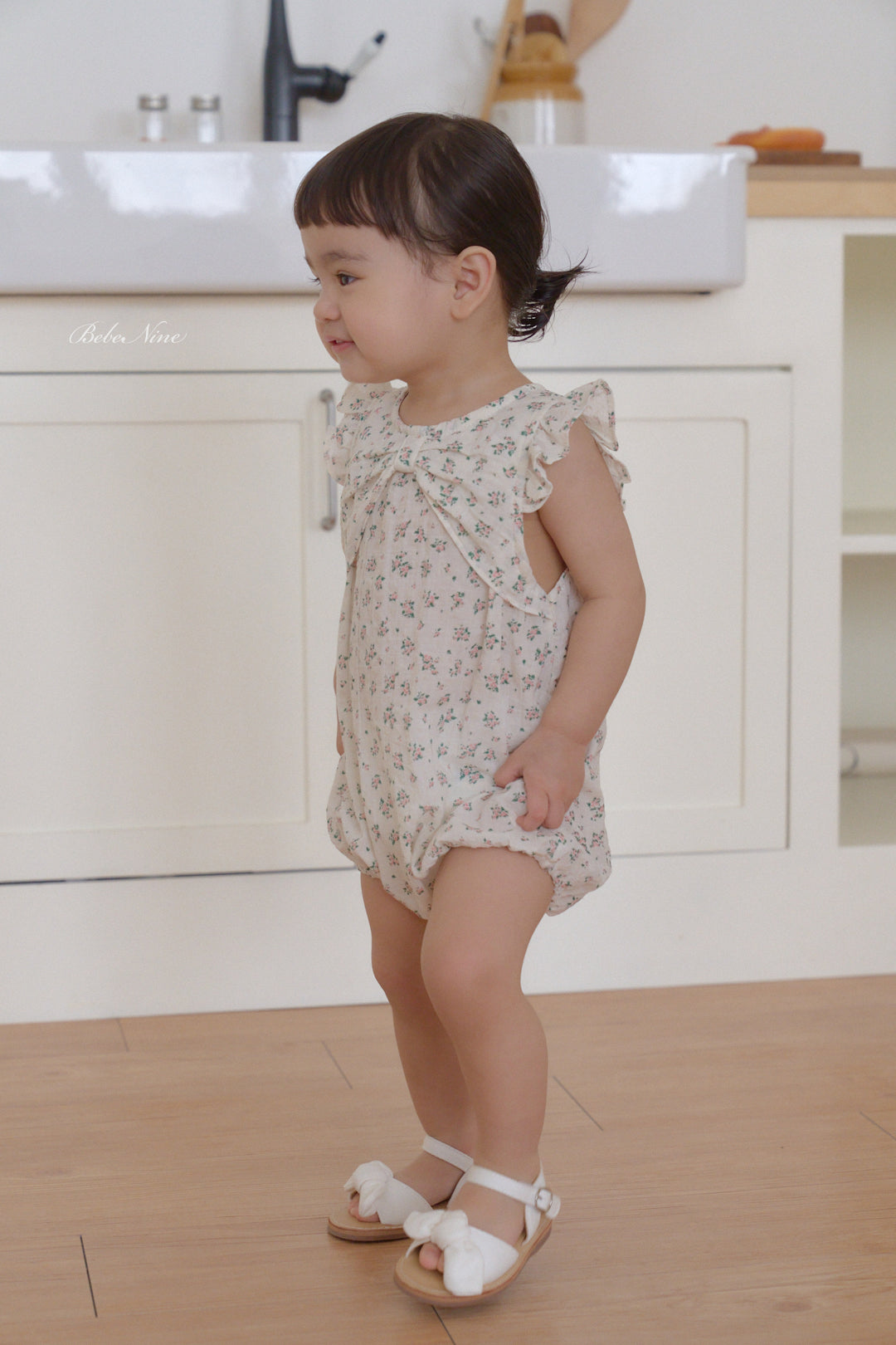BN85 Ruffle Ribbon Suit 荷葉綁帶包屁衣
