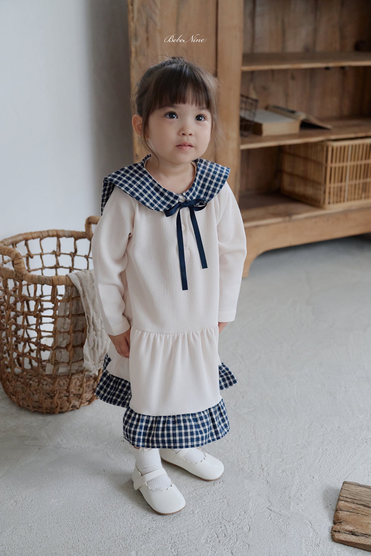 韓國童裝 26秋| BN05 Maison Check Dress 連身裙 (75-115)