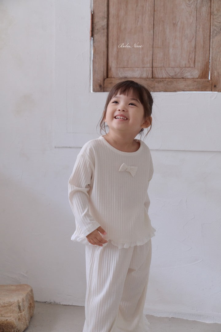韓國童裝 26秋| BN40 Lilly Frill Set 套裝 (75-115)