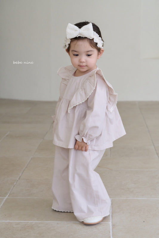 韓國童裝 25秋| BN25360 CLORA LACE PANTS