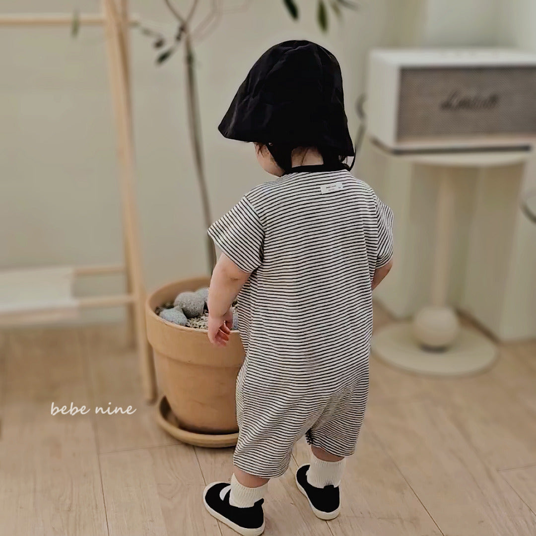 韓國童裝 25夏| BN2529 Daily Striped Baby Suit #同品牌4件85折 #同品牌4件85折